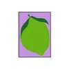 Natalie Cass Art Lime Art Print - A3 In Green