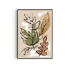 Natalie Cass Art Neutrals Leaves Art Print - A3