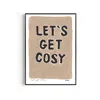 Natalie Cass Art Neutrals Lets Get Cosy Hand Painted Art Print - A2