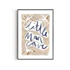 Natalie Cass Art Neutrals Little Man Cave Hand Painted Art Print - A3