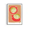 Natalie Cass Art Neutrals Matcha Hand Painted Art Print - A3