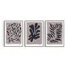 Natalie Cass Art Neutrals Matisse Set Of 3 Hand Painted Art Prints - A2