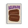 Natalie Cass Art Neutrals / Pink / Purple Bourbon Biscuit Art Print - A3 In Multi