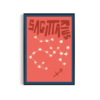 Natalie Cass Art Sagittarius Art Print - A3