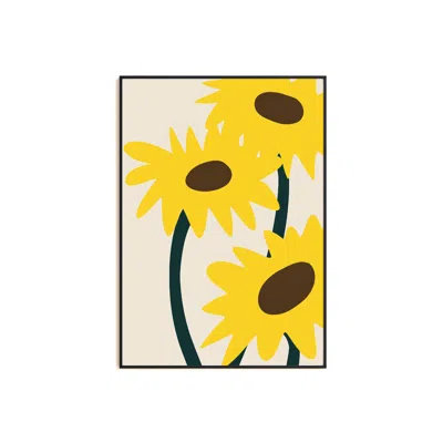 Natalie Cass Art Sunflowers Art Print - A3