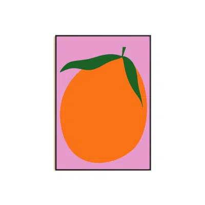 Natalie Cass Art Yellow / Orange Orange Art Print - A3