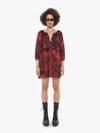 Natalie Martin Alex Shorts Dress Ament Snake Oxblood In Multi