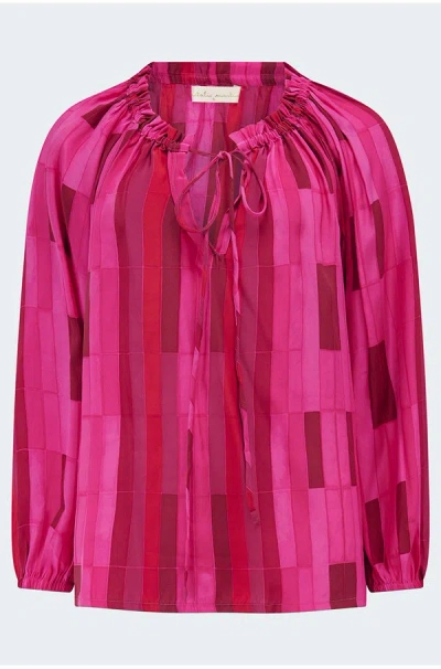 Natalie Martin Ashley Top In Sea Glass Pink