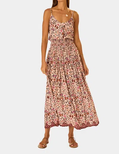 Natalie Martin Bella Midi Skirt In Wildflower Spice In Multi
