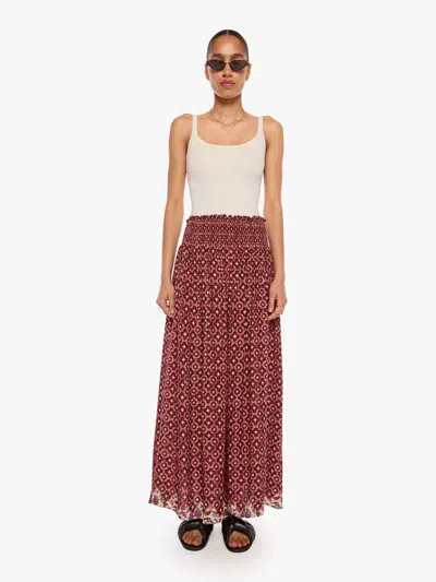 Natalie Martin Bella Skirt Mosaic Spice In Red