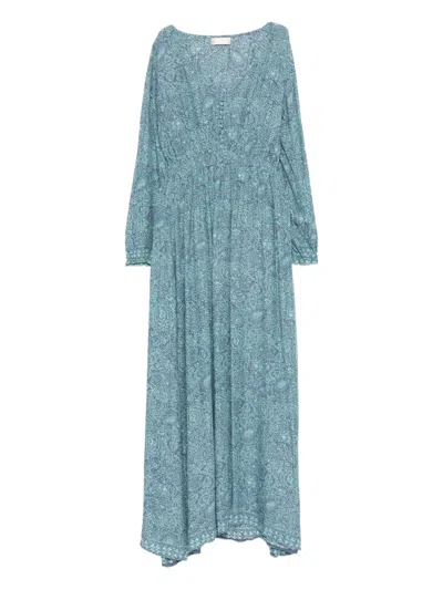 NATALIE MARTIN BUTTONED PRINTED SHANGRI DRESS