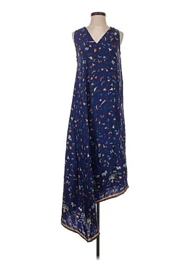 Pre-owned Natalie Martin Casual Dress In Blue