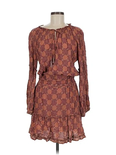 Pre-owned Natalie Martin Casual Dress In Brown