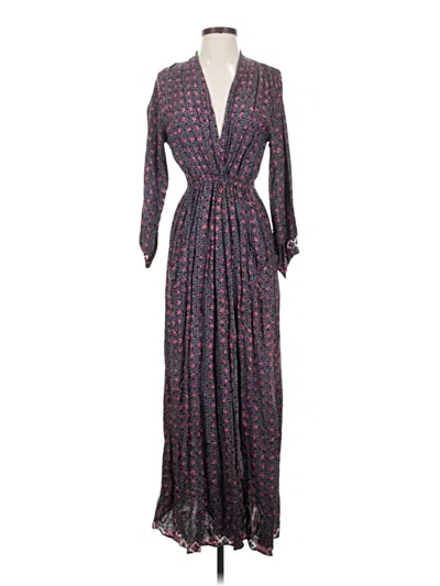Pre-owned Natalie Martin Casual Dress In Burgundy