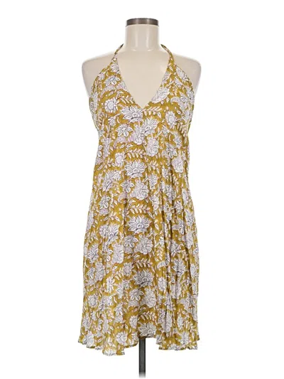 Pre-owned Natalie Martin Casual Dress In Yellow