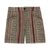 Natalie Martin Christine Shorts In Paisley Stripe Black