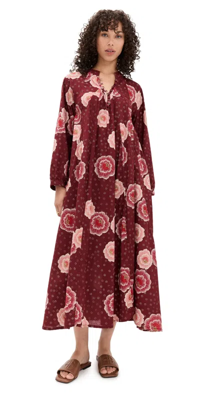 Natalie Martin Collection Fiore Maxi Dress Poppy Cherry