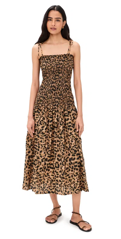 Natalie Martin Collection Juliette Dress Leopard Cotton