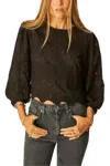Natalie Martin Lisa Top Medallion Embroidery Sweater In Multi