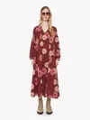 Natalie Martin Fiore Maxi Poppy Cherry Skirt In Brown