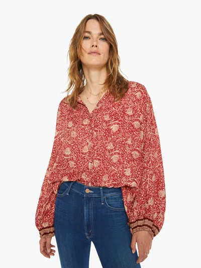 Natalie Martin Iris Top Water Lily Terracotta In Multi