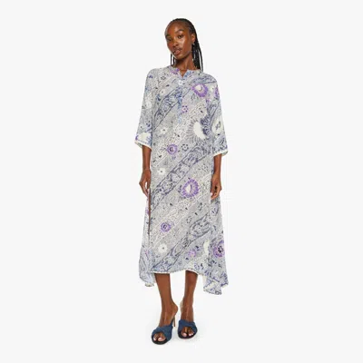 Natalie Martin Isobel Dress Fly Peacock Fly In White