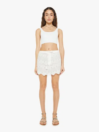 Natalie Martin Jasper Shorts Geranium Milk In White - Size X-large