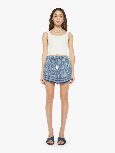 Natalie Martin Jasper Shorts Water Lily In Blue