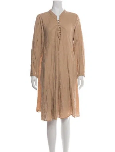 Pre-owned Natalie Martin Knee-length Dress In Neutrals