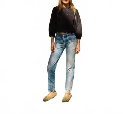 Natalie Martin Lisa Crew Neck Top In Black