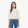 Natalie Martin Lisa Top Medallion Embroidery Salt Sweater In Multi - Size X-small In Multi