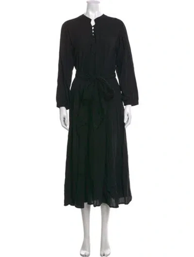 Pre-owned Natalie Martin Long Dress In Black