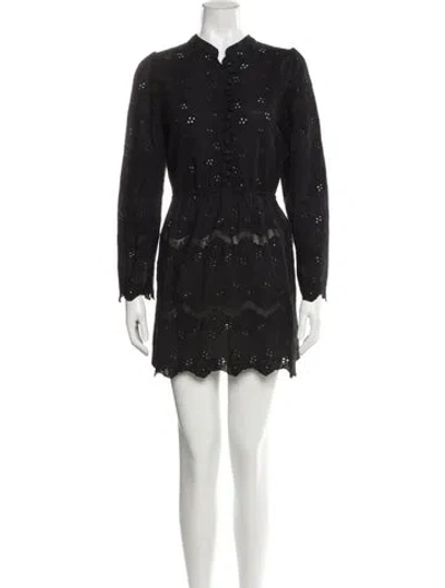 Pre-owned Natalie Martin Mini Dress In Gray