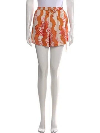 Pre-owned Natalie Martin Patterned Mini Shorts In Pink