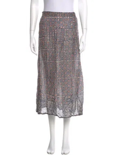 Pre-owned Natalie Martin Printed Knee-length Skirt In Multi