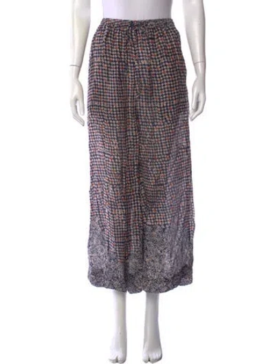 Pre-owned Natalie Martin Printed Wide Leg Pants W/ Tags In Multi