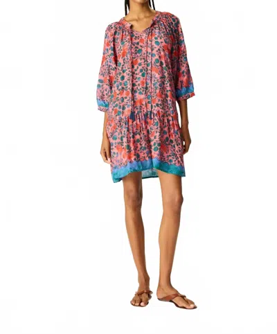 Natalie Martin Stevie Dress In Rose Bandana In Multi