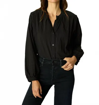 Natalie Martin Tolan Long Sleeve Shirt In Black