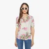 Natalie Martin Violet Top Bougainvillea Mother Of Pearl In Pink