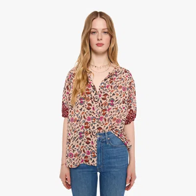 Natalie Martin Violet Top Wildflower Spice In Brown