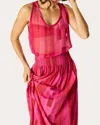 Natalie Martin Women's Ariana Sheer Chiffon Tank Top