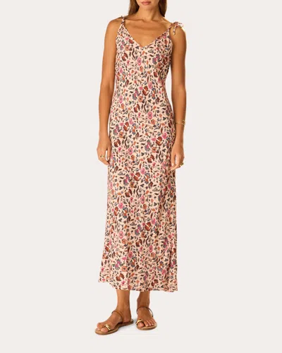 Natalie Martin Women's Dakota Floral Maxi Slip Dress In Neutral