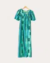 Natalie Martin Women's Sienna Cotton Gathered Maxi Dress