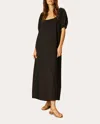Natalie Martin Women's Vivi Silk Maxi Dress In Black