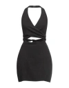 Natalie Rolt Woman Mini Dress Black Size 2 Linen