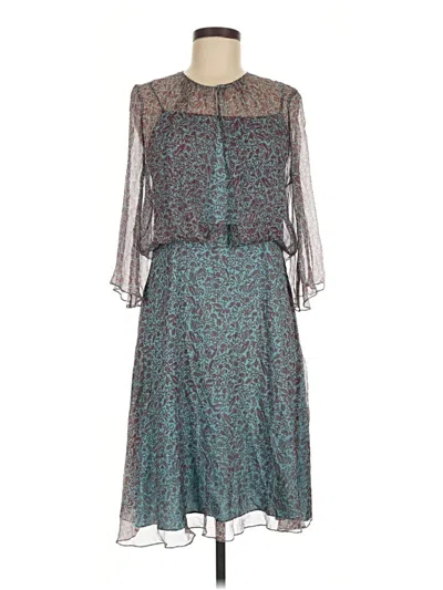 Pre-owned Natan Cocktail Dress In Teal