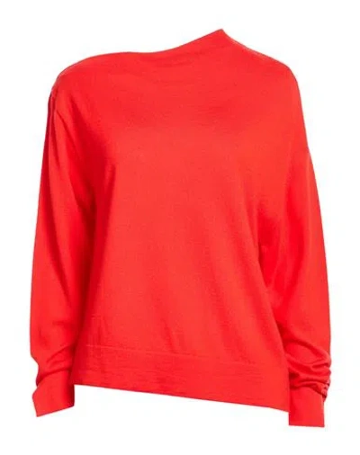 Natan Woman Sweater Red Size 4 Virgin Wool