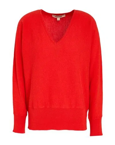 Natan Woman Sweater Tomato Red Size 3 Wool, Cashmere