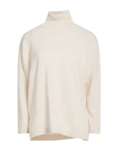 Natan Woman Turtleneck Ivory Size 1 Wool, Cashmere In White