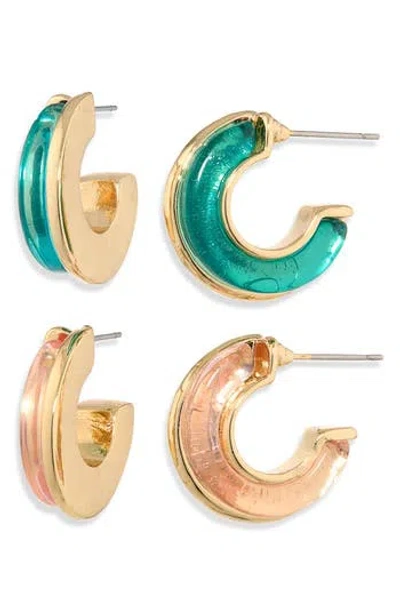Natasha 2-pack Hoop Earrings In Multi